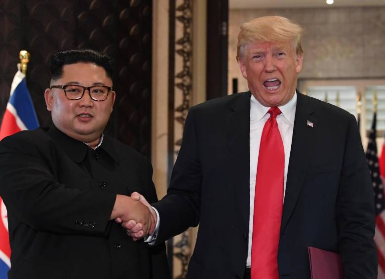 Kim Jong-un y Donald Trump. FOTO: AFP
