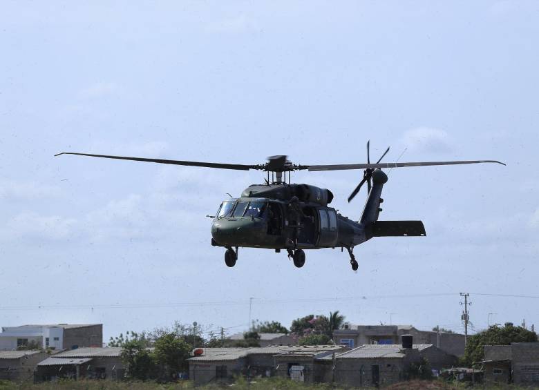 La tripulación del helicóptero se encontraba apoyando operaciones en Guaviare. FOTO Colprensa