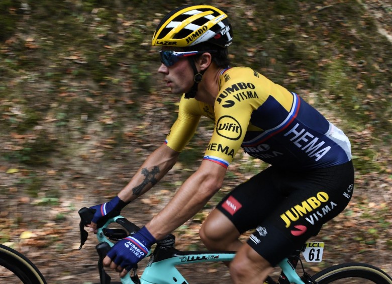 Roglic fue el ganador de la segunda etapa del Dauphiné. FOTO AFP