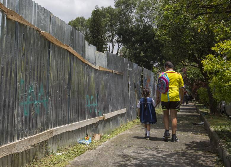 Lote donde se construiría la Normal Superior de Envigado. FOTO: EDWIN BUSTAMANTE