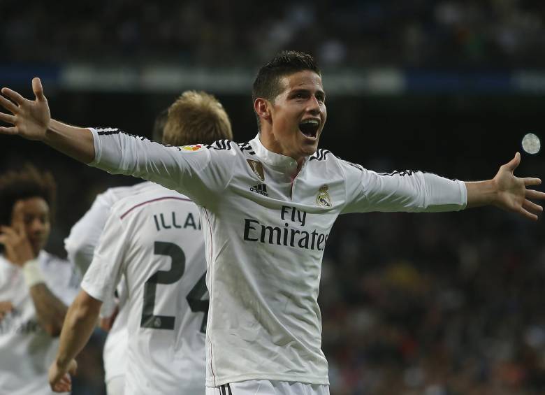 James Rodríguez llegó a su décimo gol en la Liga de España. FOTO AP