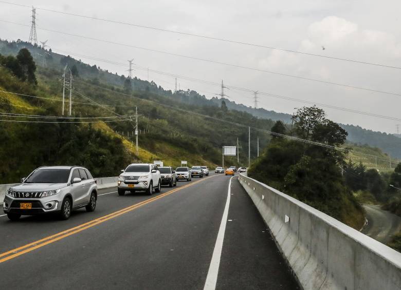 Cierres en la vía hacia el Túnel de Oriente para este lunes festivo, plan retorno. Foto: Julio César Herrera Echeverri