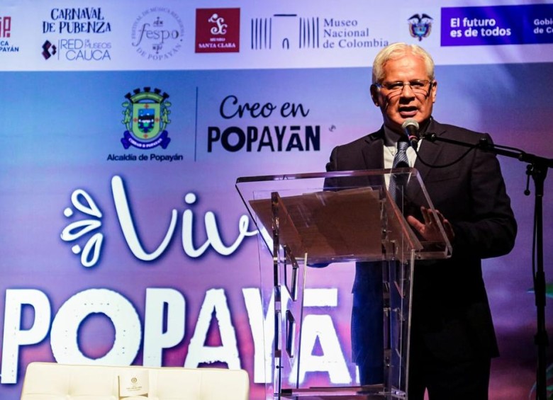 El alcalde de Popayán, Juan Carlos López Castrillón. FOTO Twitter @jclopezcastri