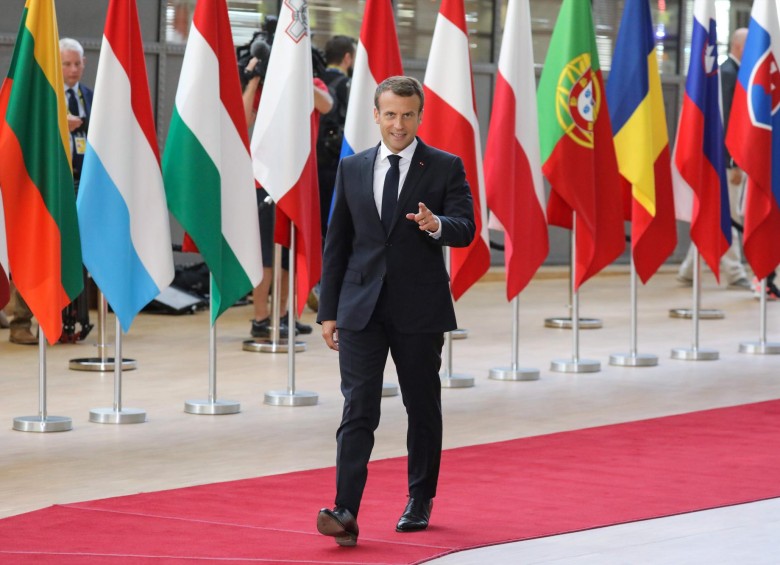 Emmanuel Macron, presidente de Francia, quien ha sido un aliado de la canciller alemana Angela Merkel.