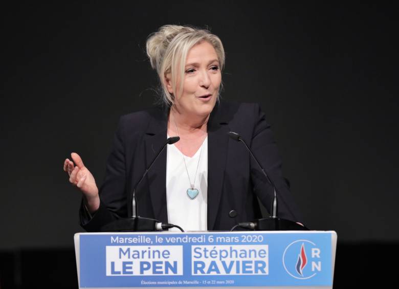 La excandidata presidencial francesa de ultraderecha Marine Le Pen. FOTO TWITTER @MLP_OFFICIEL