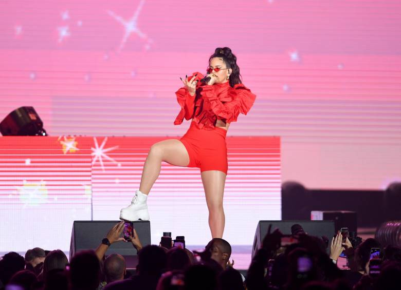 La española se presentó recientemente en Spotify ¡Viva Latino! Foto: AFP