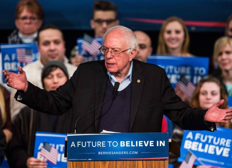 Sanders, el más izquierdista de los que están en disputa en los partidos tradicionales, está ante el primer estado en el que aparece favorito en las encuestas, lo que podría plasmarse hoy. FOTO afp