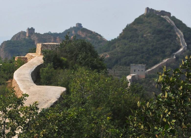 Tan sólo un 8,2 % de la muralla construida durante la dinastía Ming se mantiene en buen estado. FOTO AP