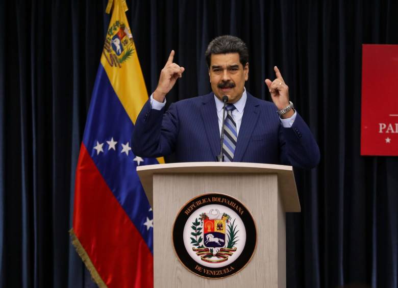 Nicolás Maduro, presidente de Venezuela. FOTO: EFE