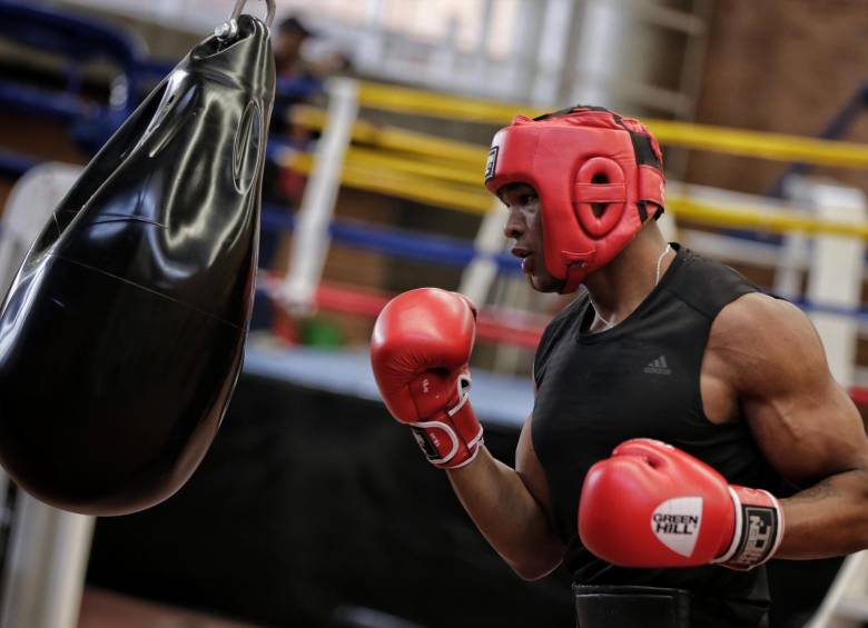 Cristian Salcedo (+91 kg) era uno de los colombianos que se venía destacando. Fue plata en Panamericanos de Perú. FOTO COLPRENSA