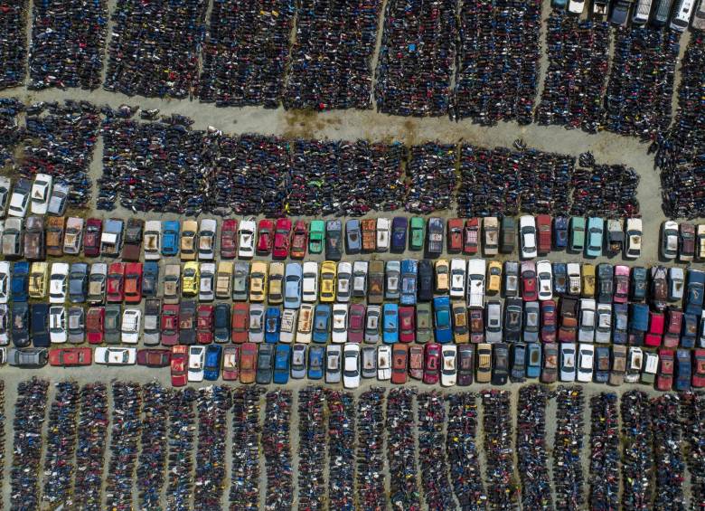 Los carros también tienen su cementerio