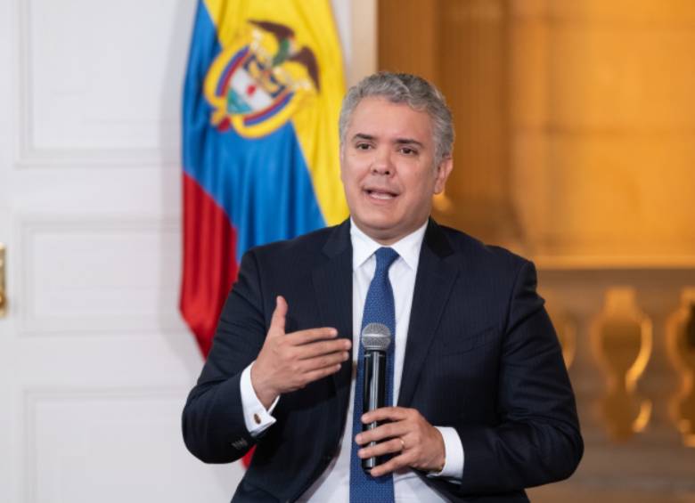 El presidente Iván Duque negó que con el decreto se esté desmejorando la calidad de los trabajadores colombianos. FOTO COLPRENSA