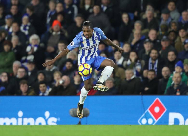 El delantero risaraldense marcó su tercera anotación en la Premier League. FOTO TOMADA DE TWITTER @JoseIzquierdo7