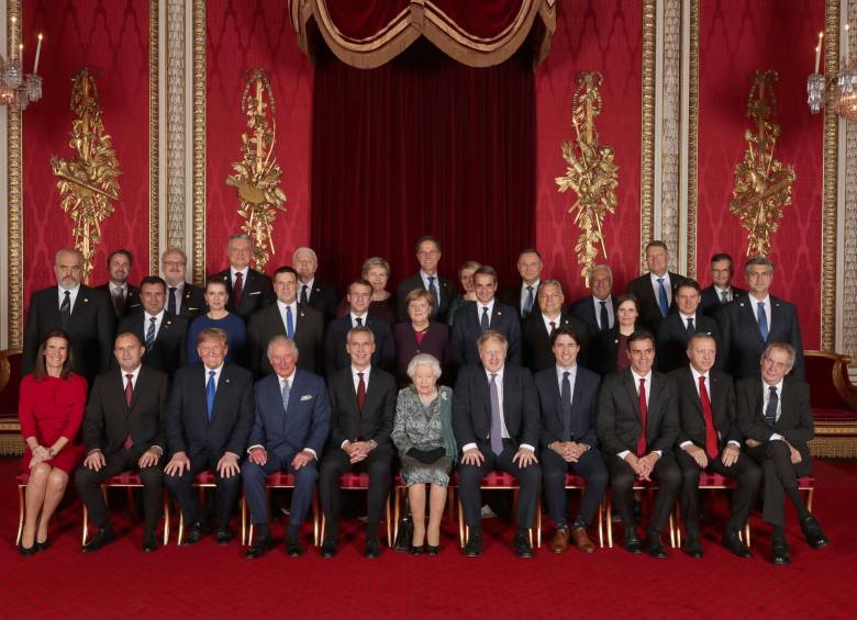 Roces y criterios contrapuestos entre líderes marcaron la cumbre número 70 de la Otan en Londres. FOTOS AFP