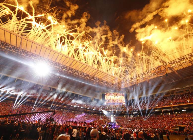 El show de medio tiempo del Super Bowl se realizó el pasado domingo en Miami. FOTO EFE