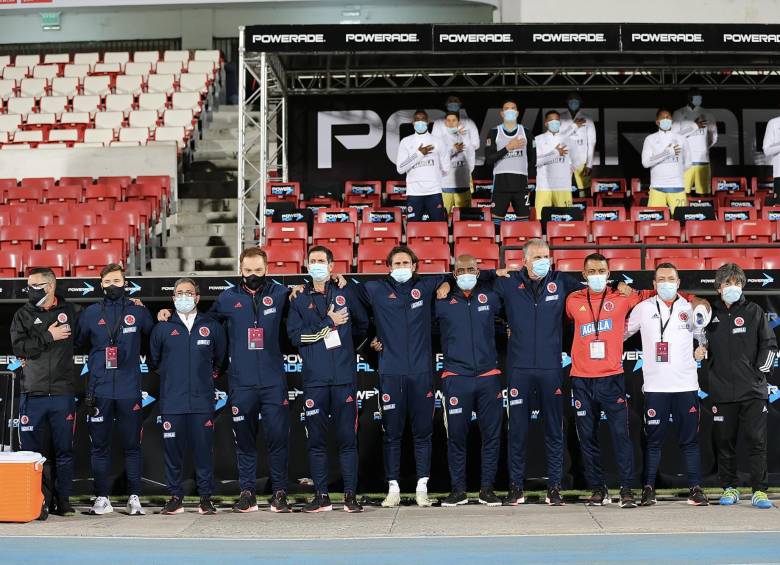Uno de los miembros del cuerpo técnico de la Selección resultó positivo en covid. FOTO CORTESÍA FCF