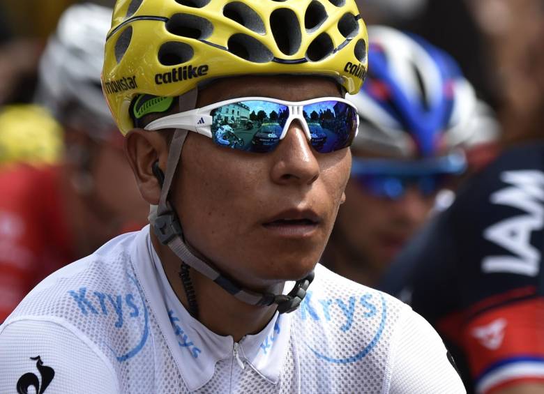 Nairo ya se ubica segundo en la general a 3:10 del líder Chris Froome. FOTO AFP