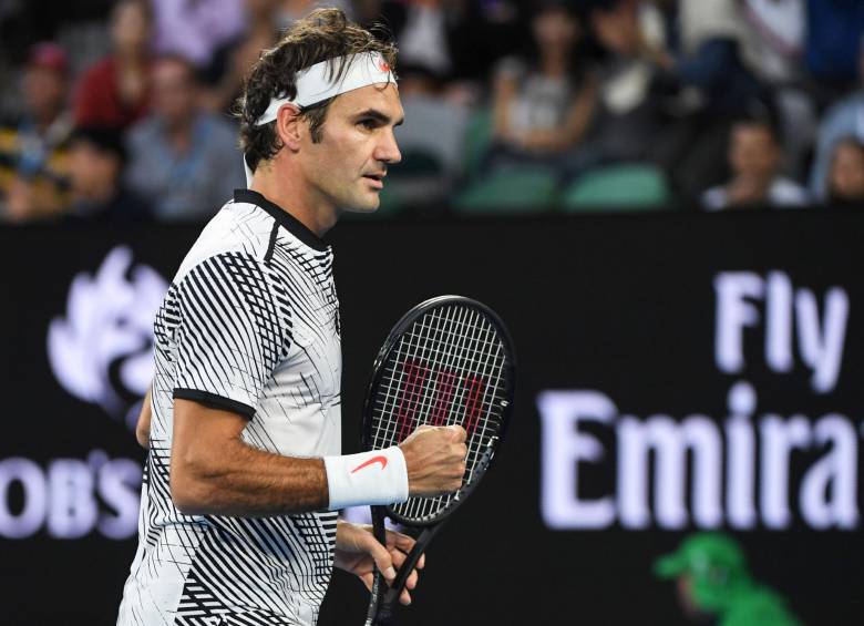 Federer, considerado el tenista más importante de todos los tiempos, optará el domingo por su Gran Slam #18. FOTO AFP