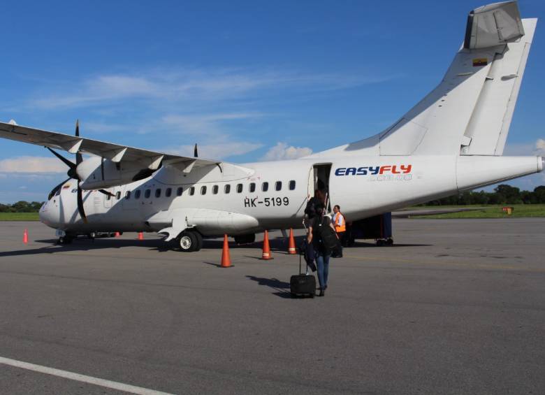 EasyFly fue la compañía protagonista de estos vuelos. FOTO: Colprensa.