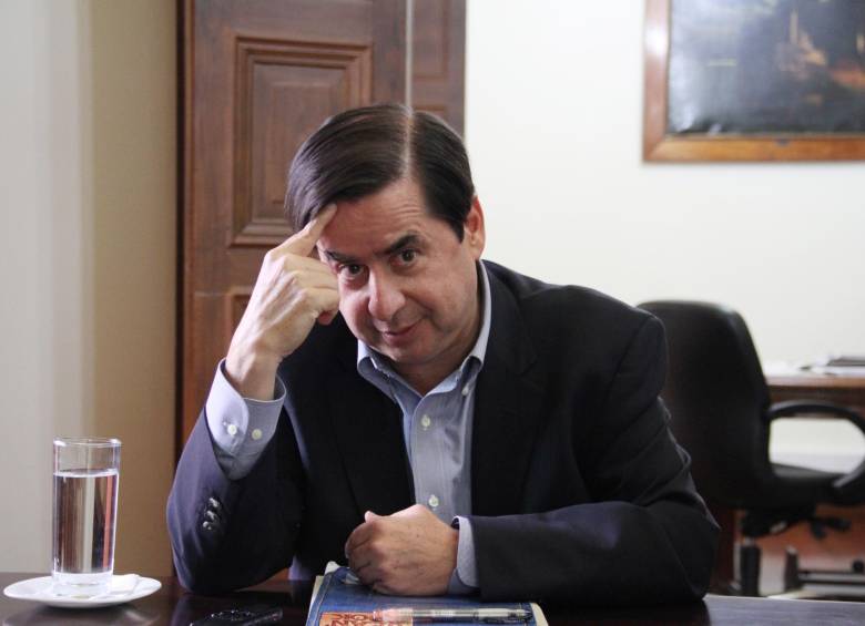 Ministro del Interior, Juan Fernando Cristo. FOTO COLPRENSA. 