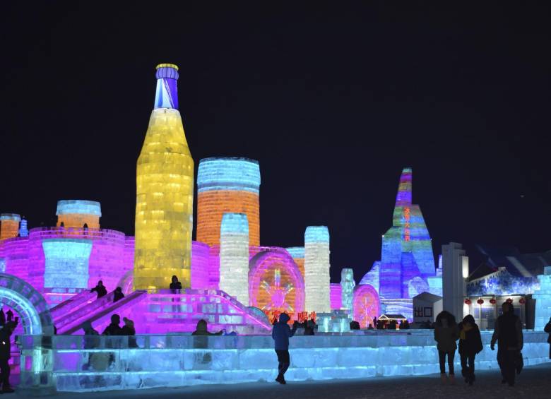 Hielo y luces, espectáculo chino