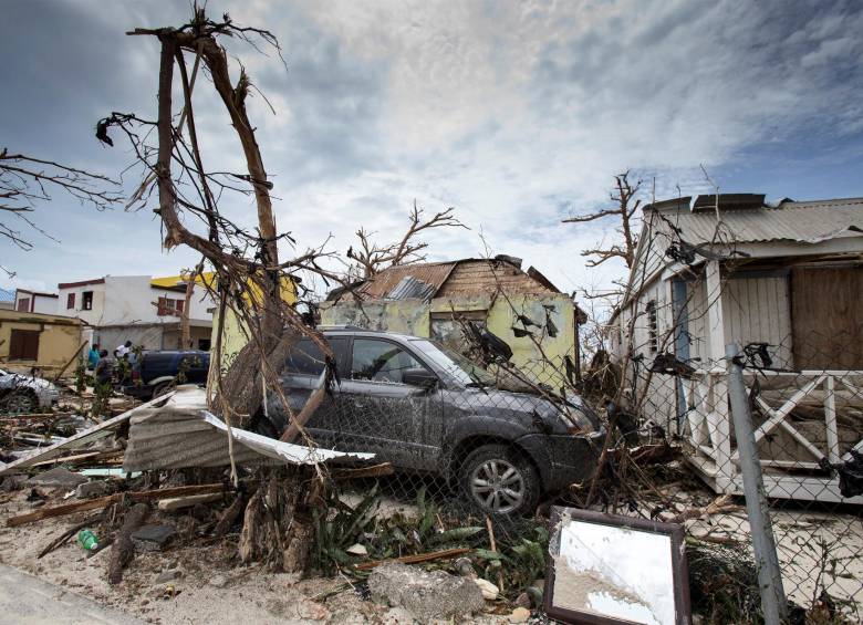 Devastación en San Martín. FOTO: Reuters