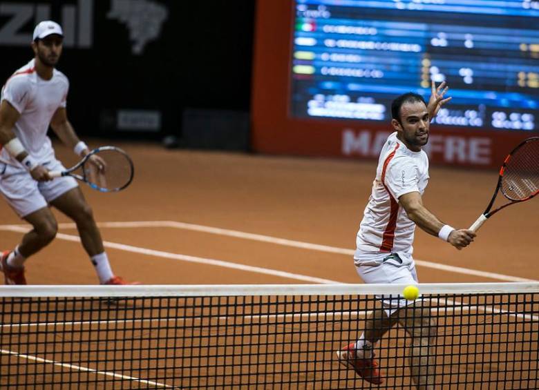 Los colombianos venían de vencer el martes en la noche a la pareja del taiwanés Yhen Suhn Lu y el colombiano Santiago Giraldo, del Equipo Colsanitas, sobre quienes se impusieron con parciales 6-2 y 7-6 (7-4). FOTO CORTESÍA COLSANITAS
