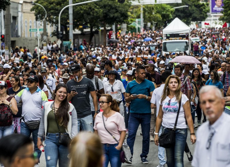 La semana pasada, los profesores de Medellín marcharon para exigir garantías y protección. FOTO Julio César Herrera