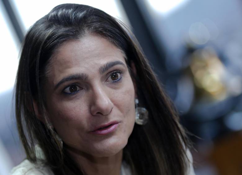 Ángela María Orozco, ministra de transporte. Foto: Colprensa