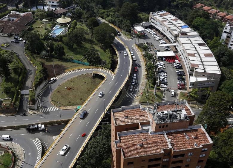 El intercambio de la transversal Superior con Los Balsos mejorará la movilidad en el sector y a la vez será una vía de conexión hacia la región del Oriente antioqueño. FOTO henry agudelo