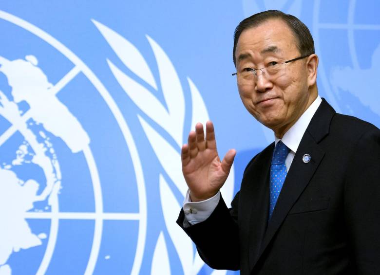 El secretario general de la ONU, Ban Ki-moon, le pidió a los colombianos “mantener la calma y evitar un retorno a la violencia”. Están revisando la situación de los observadores. FOTO afp