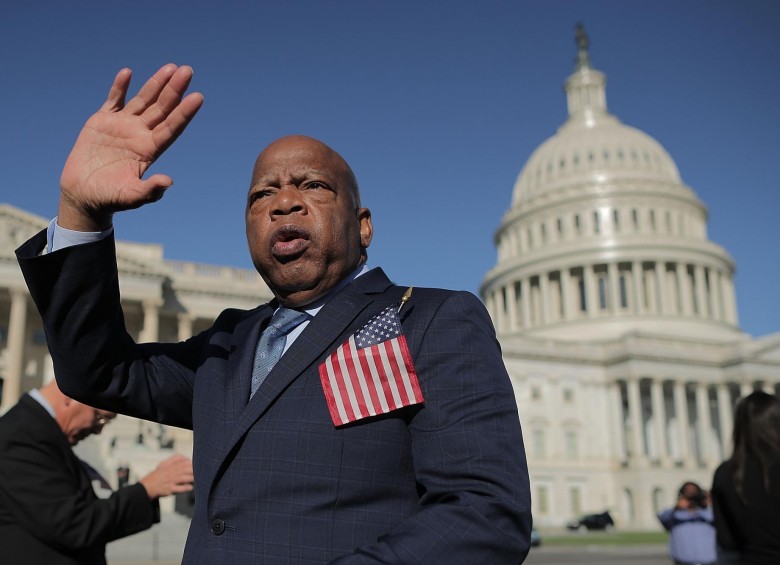 John Lewis falleció este sábado 17 de julio. FOTO: AFP