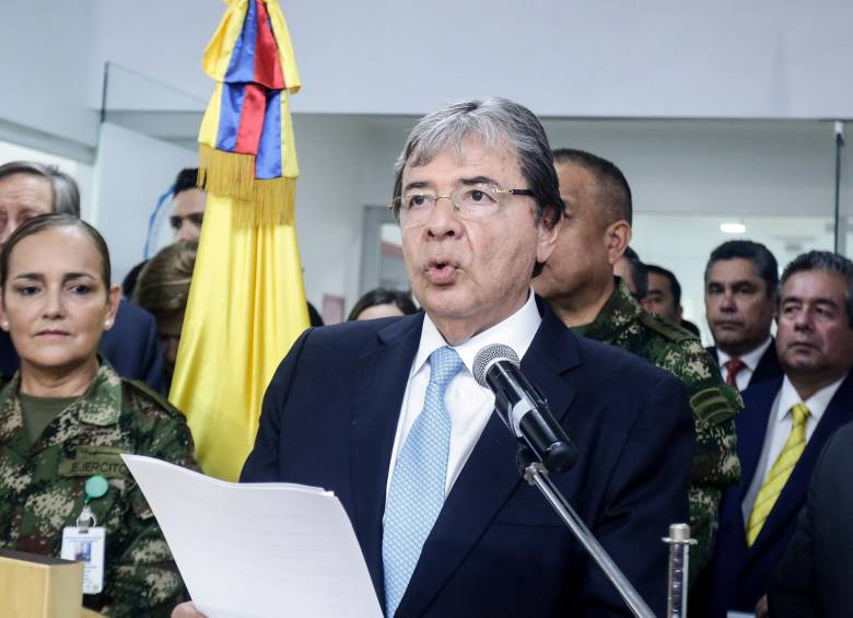 El ministro de Defensa, Carlos Holmes Trujillo. FOTO Colprensa