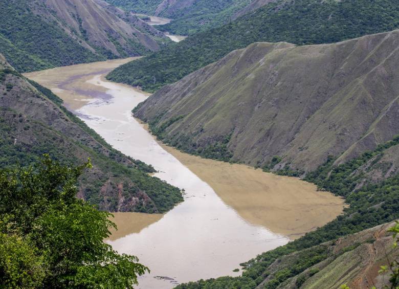Río Cauca, aguas arriba del Proyecto Hidroeléctrico Ituango.Foto: Juan Antonio Sánchez Ocampo