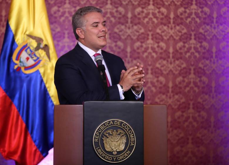 El presidente Iván Duque agradeció los esfuerzos emprendidos por la OEA. FOTO: Colprensa
