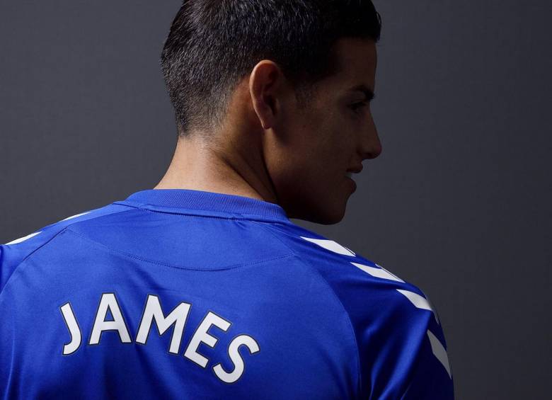 James Rodríguez revolucionó las redes sociales del Everton. FOTO COLPRENSA