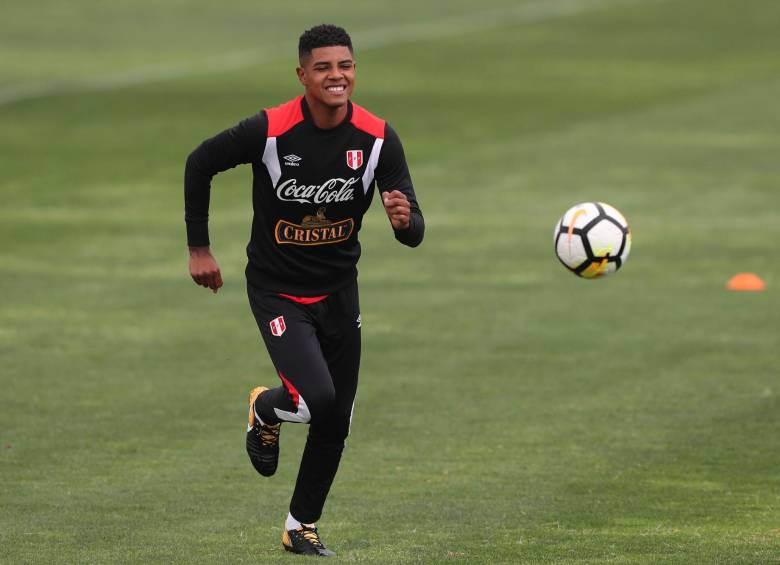 Yordy Reyna, el reemplazo del suspendido Paolo Guerrero para los incas. FOTO efe 
