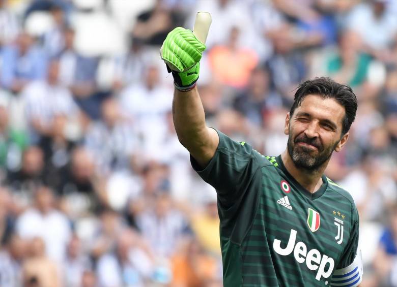 Buffon disputó el pasado sábado su último partido con Juventus, tras 17 años de carrera con el club italiano. FOTO AFP