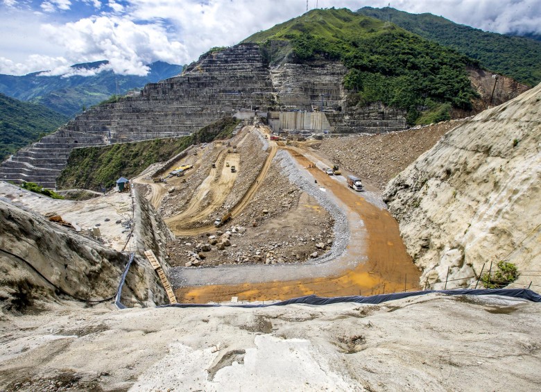 Siguen los factores de riesgo en el proyecto hidroélectrico Ituango. FOTO JUAN ANTONIO SÁNCHEZ 