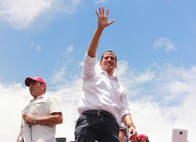 Juan Guaidó, presidente interino de Venezuela. FOTO: REUTERS