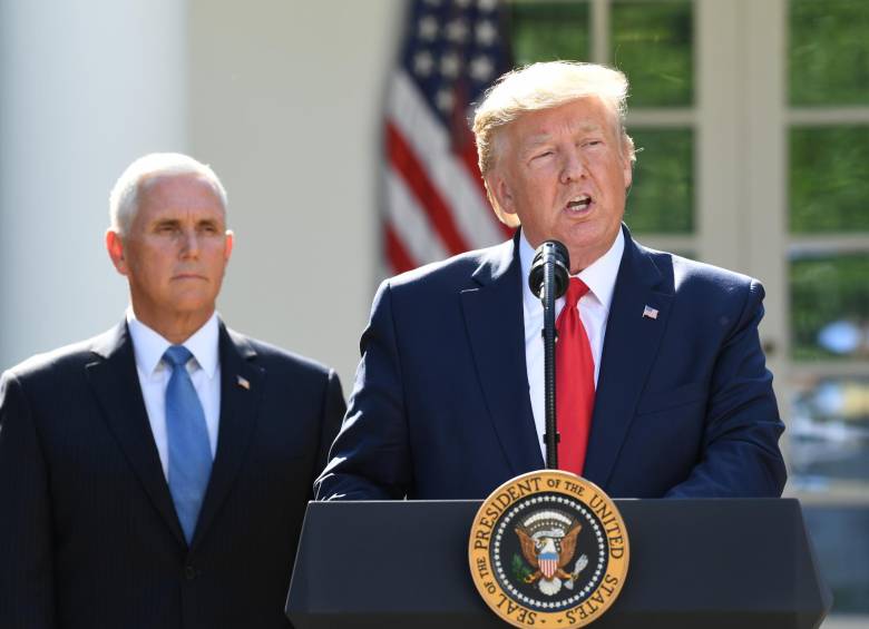 El presidente de Estados Unidos Donald Trump anunció que creará un comando militar para el espacio. FOTO: AFP