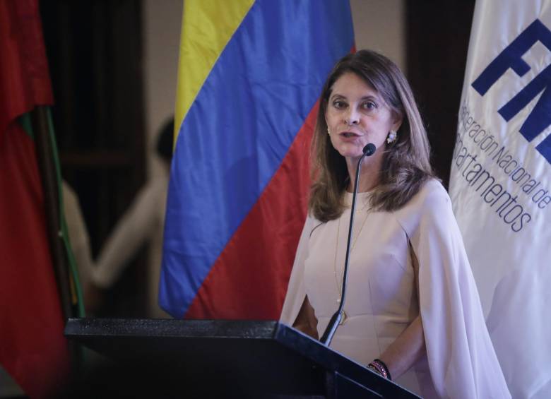 Marta Lucía Ramírez, vicepresidenta de la República. FOTO COLPRENSA