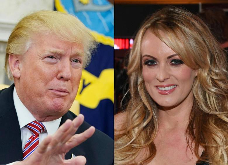 El presidente de Estados Unidos negó haber tenido una relación con la actriz. CORTESÍA AFP 