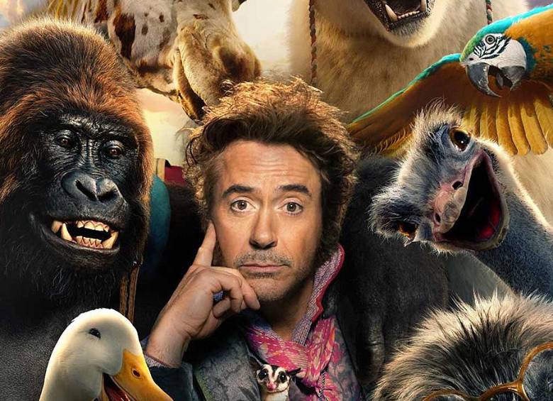 Imagen de Dolittle, con Robert Dawney Jr..FOTO CORTESÍA