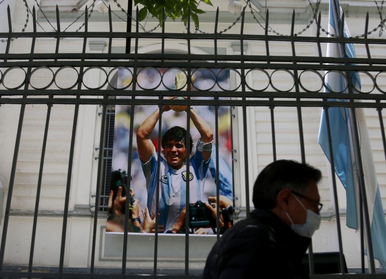 Diego Maradona, una imagen que trascendió el deporte. FOTO AFP