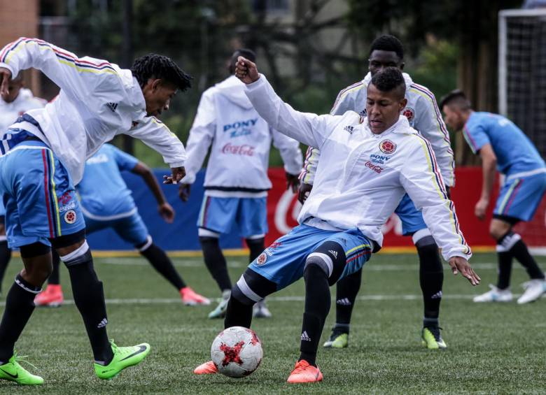 Los jugadores de la Selección Colombia prejuvenil contaron con varios microciclos previos al viaje a la India. FOTO colprensa