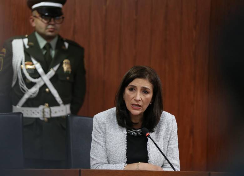Gloria Ortiz, presidenta de la Corte Constitucional. FOTO COLPRENSA