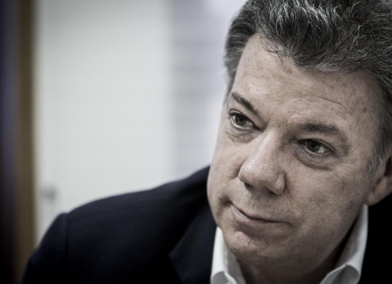 Juan Manuel Santos, presidente de la república. Foto Emanuel Zerbos 