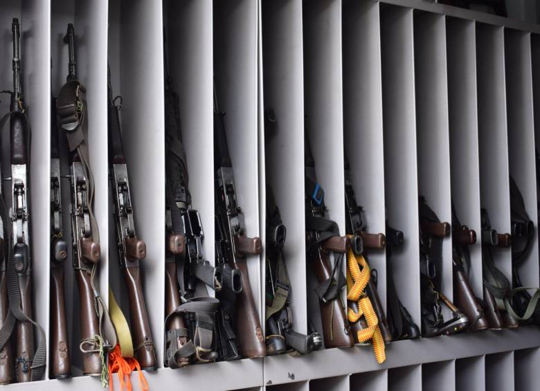 Hasta el momento, la ONU ha trasladado 321 armas de las caletas a los contenedores de las zonas veredales. FOTO ONU
