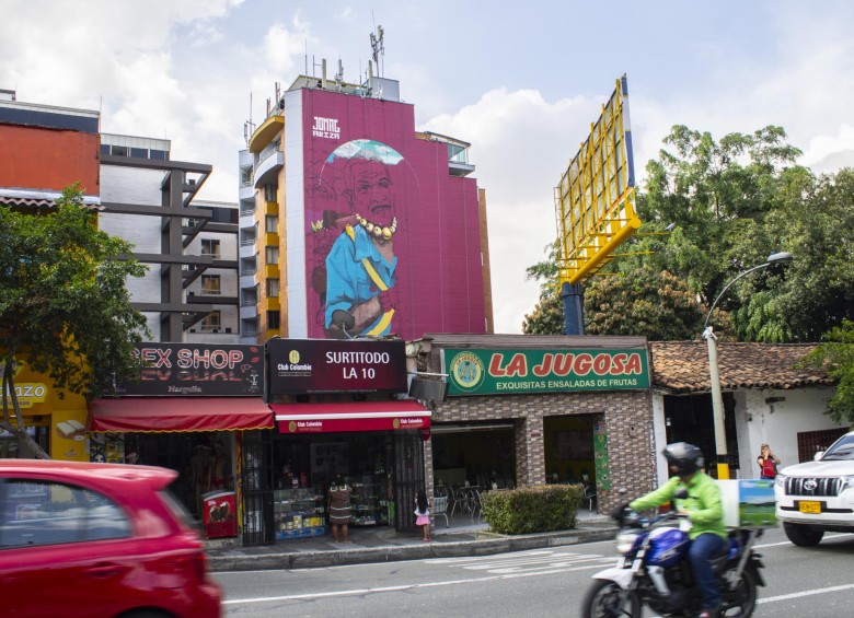 Serán en total 6.800 metros cuadrados de arte urbano. Fotos: Cortesía Alcaldía de Medellín